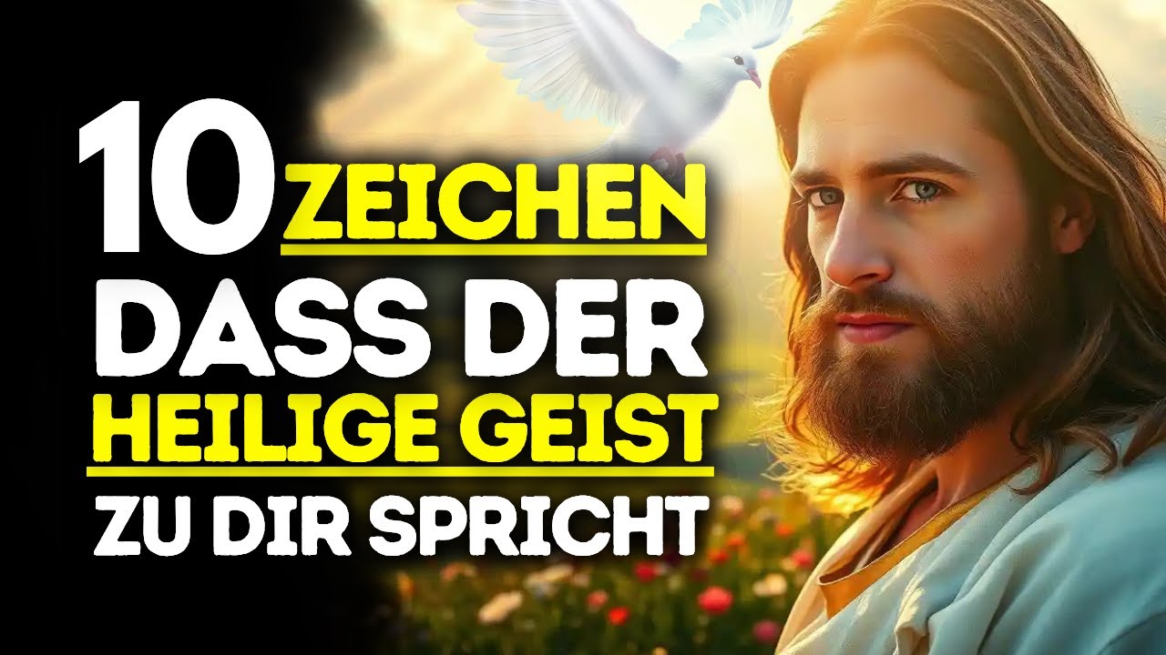 10 Zeichen, dass der Heilige Geist zu dir spricht.