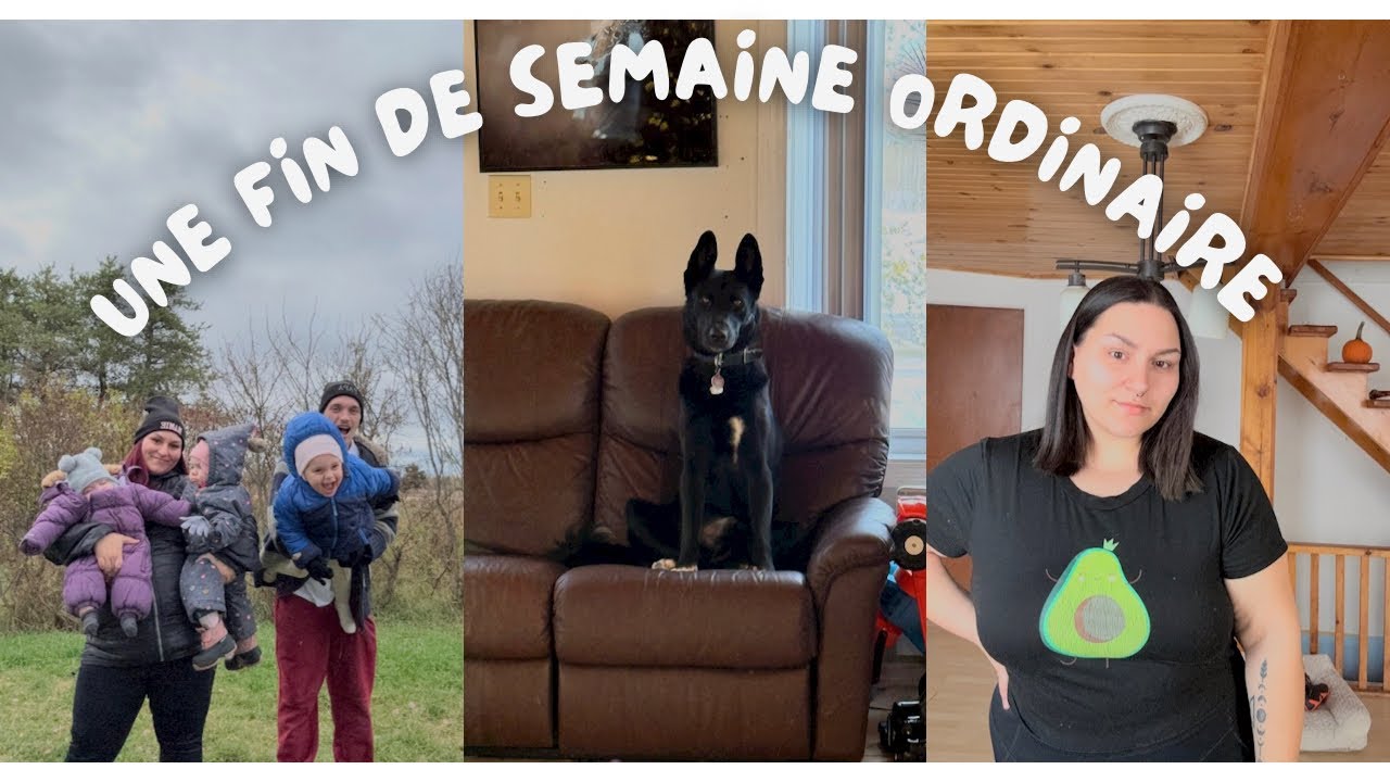 Un week-end chez moi Meal prep, ménage & discussions