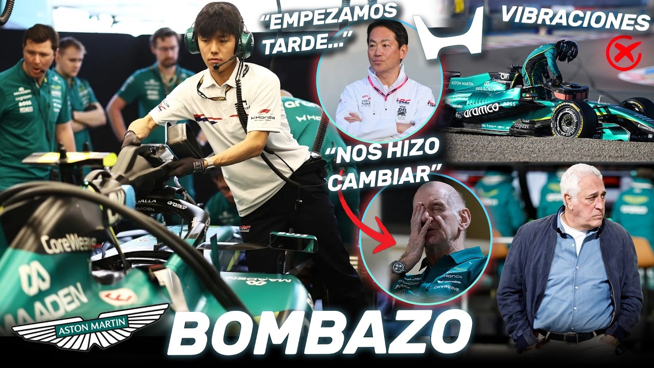 ¡¡HONDA CONFIESA!! SEÑALA a NEWEY, VIBRACIONES EXTREMAS y... ¿SOLUCIONES para ASTON MARTIN?