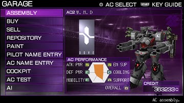 Armored Core Silent Line - AC W.M.D showcase