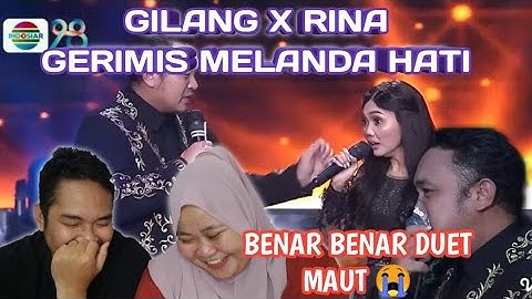 JANGAN NONTON SENDIRI INI SUPER NGAKAK SAMPE NANGIS || GILANG X RINA NOSE - GERIMIS MELANDA HATI