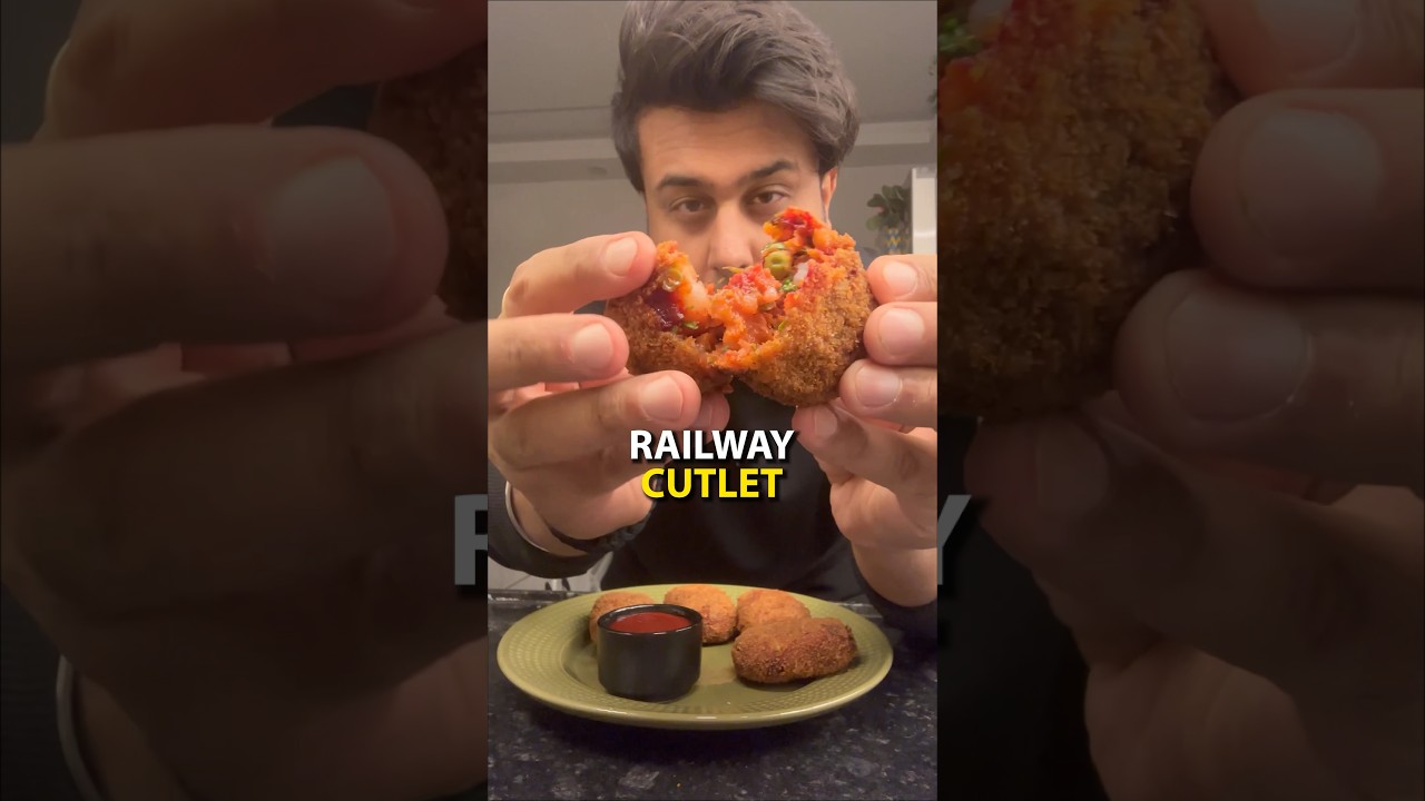 Railway Cutlet #shorts #cutlet #railwaycutlet #cutletrecipe #vegcutletrecipe #aloocutletrecipe #best