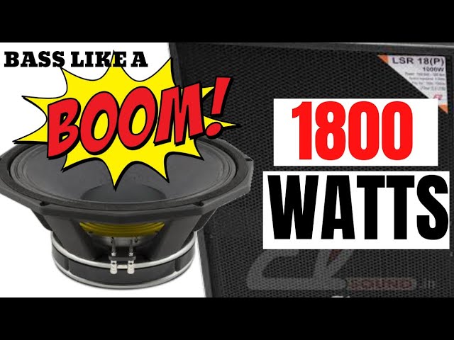 speaker 18 inch pd