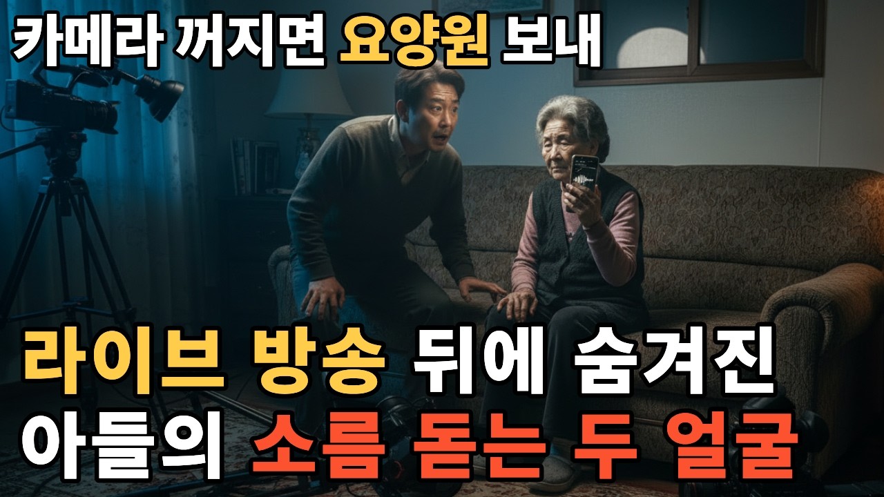 라이브 방송 중 터진 의문의 녹음본. 전 국민 앞에서 개망신당한 가짜 효도 유튜버