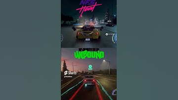 NEED FOR SPEED: Heat vs NEED FOR SPEED: Unbound - Who is best Game? (COMMENT PLEASE) #shorts #short
