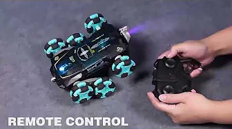 TOYSBASE ALIBABA.COM 2.4ghz Radio Control Toys Spray Climbing Stunt Crazy Car Toy Rc Drift Car