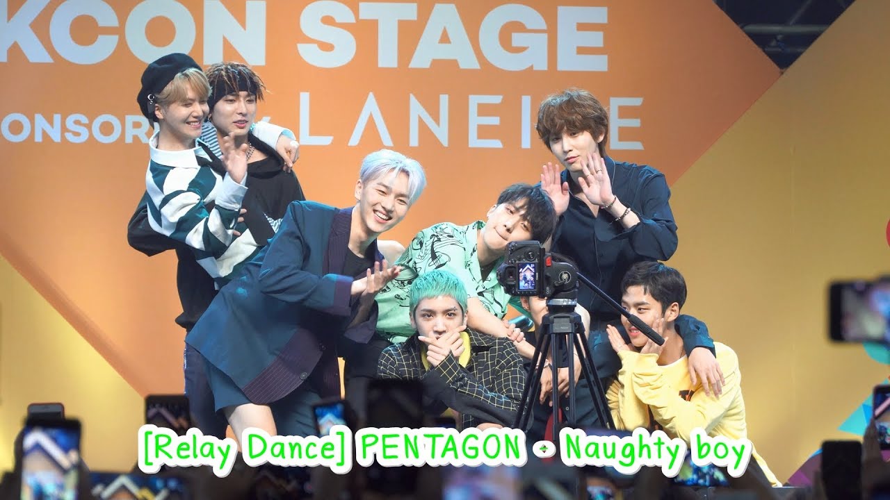 180930 [Relay Dance] PENTAGON - Naughty boy @ [KCON 2018 THAILAND] STAR Live Talk X M2