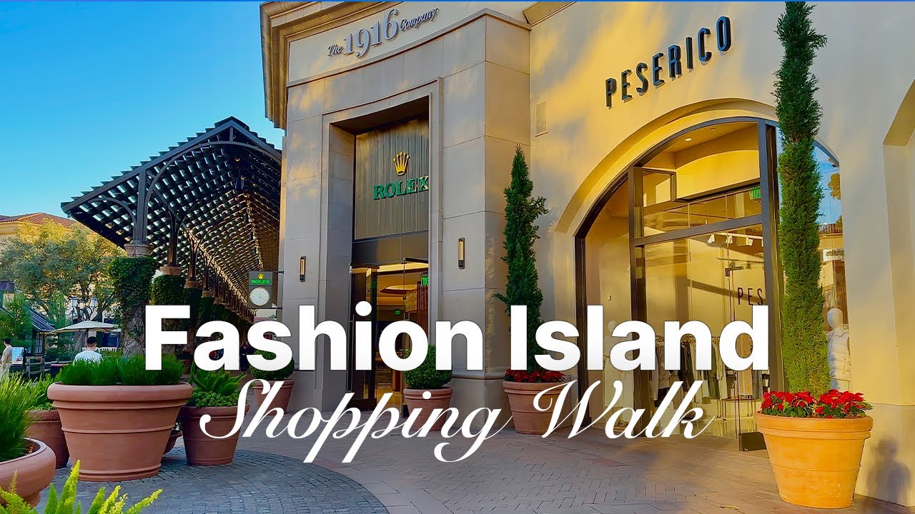 [4K] Fashion Island Shopping Walk 2025 | Newport Beach, California | Christmas Shopping 