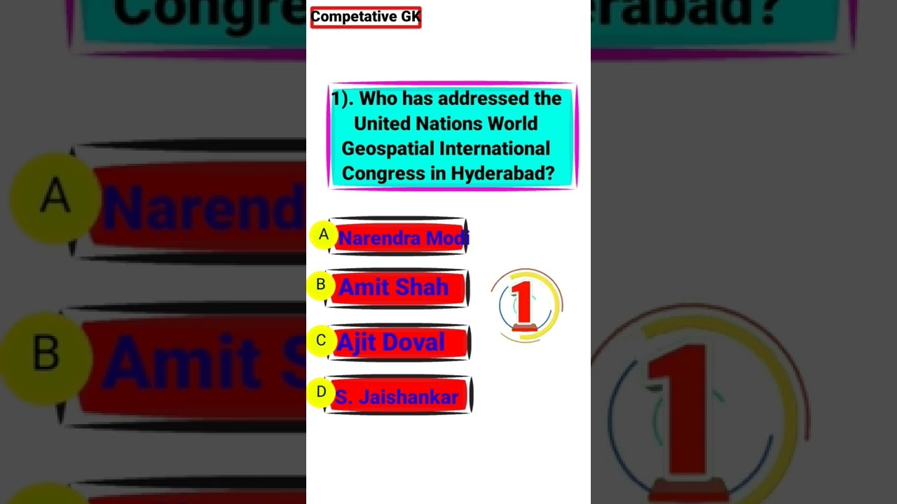 UN world Geospatial International Congress | Hydrabad | 