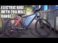 THIS EBIKE HAS OVER 200 MILES OF RANGE!!!