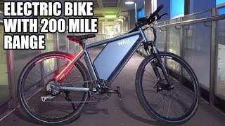 THIS EBIKE HAS OVER 200 MILES OF RANGE!!!