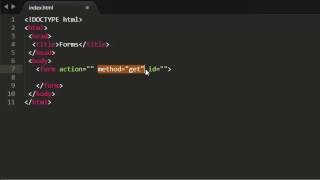 HTML Tutorials - 29 - Creating Forms
