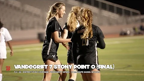 SIGHTS AND SOUNDS - Vandegrift Girls' Soccer (Dist...