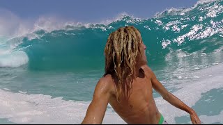 BIG & CRAZY SHOREBREAK!! Huge Waves With GoPro!