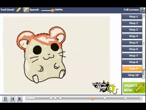 Comment dessiner Hamtaro de Les aventures de Hamtaro