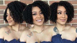 LuvMe Hair 4C Edges Jerry Curly Unit | Co-Wash | Curl Defining | Install and Review