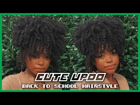 cute-twist-out-updo-with-bangs-|-back-to-school-hairstyle-on-natural-hair