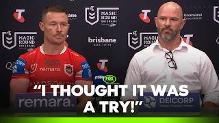 'Can't control that' 😡 Young &amp; Cook questioned on controversial half-time call | Fox League