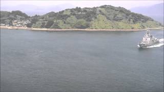 海上自衛隊 in 来島海峡 来島のイージス