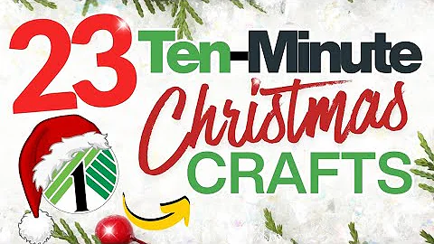 23 GORGEOUS 🎄 10-MINUTE Dollar Tree DIY Crafts For CHRISTMAS