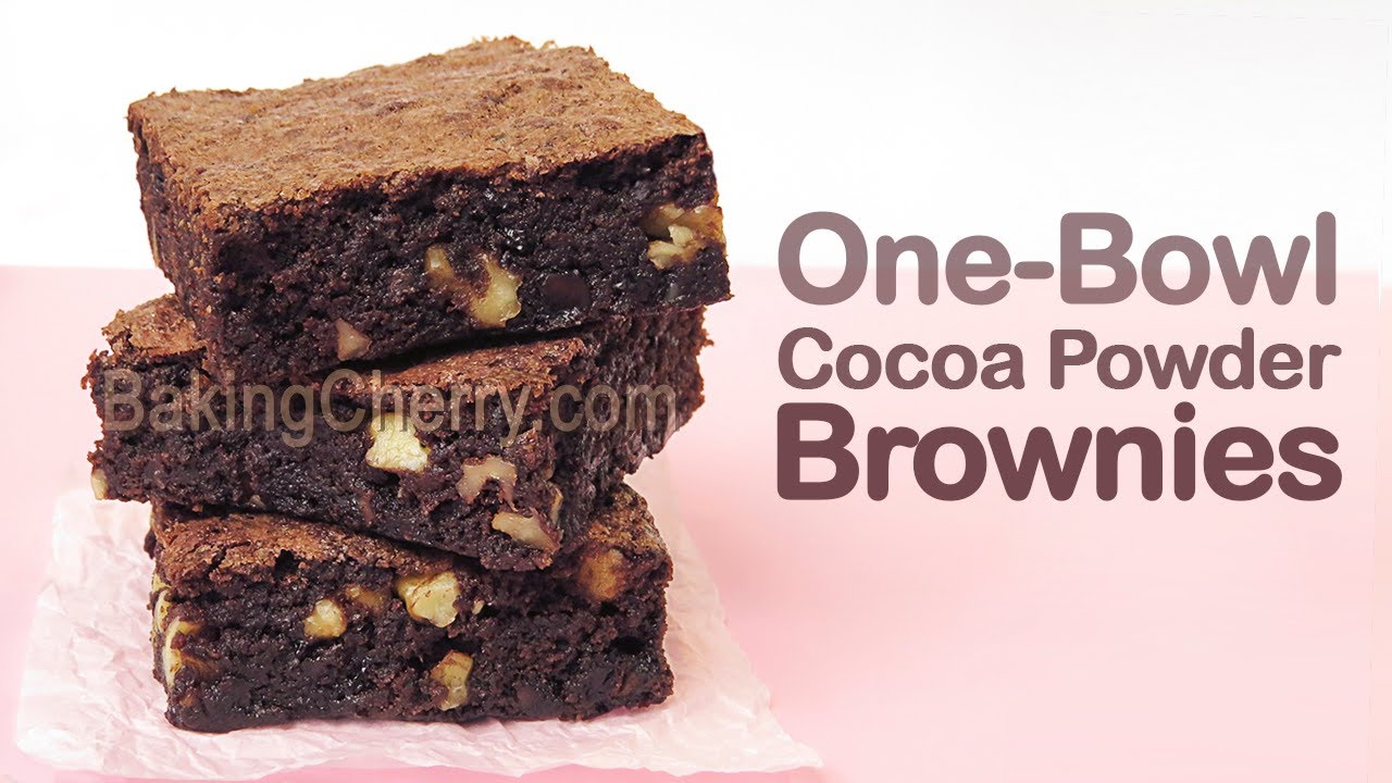 The Best Fudgy Brownies Recipe | Baking Cherry - YouTube