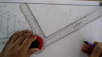 Isometric projection of an ARCH object onto a drawing sheet using Drafter