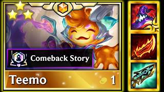 Comeback Story Teemo Carry Be Like! ⭐⭐⭐ TFT Set 17