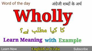 Wholly Meaning