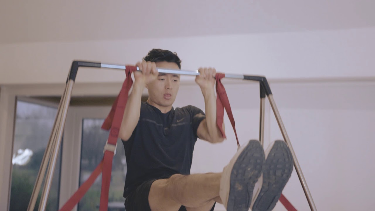 l sit pull up - YouTube