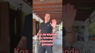 Kos Zia Köyünde Harika Bir Restorant