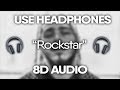 Post Malone – Rockstar (8D Audio) 🎧