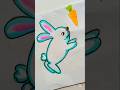 7 ➡️ 🤔#drawingtutorial #rabbit #carrot #shortsfeed