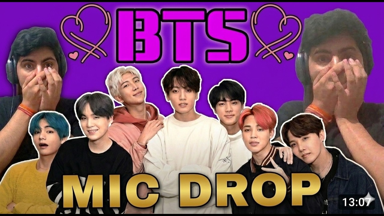 INDIAN GUY REACTING TO BTS 'MIC DROP ' MV (START OF THE LEGEND)