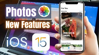 Photos App Top 11.5 NEW Features on iOS 15 for iPhone screenshot 1