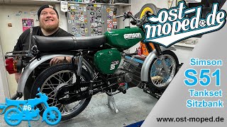 Simson S51 Billiard Green | Tank Set & Seat | Restoration Episode 6 | ost-moped.de