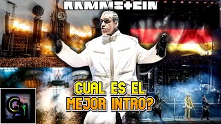 TOP 5 ¿Cuál es el MEJOR INTRO de RAMMSTEIN en vivo? by Cotoramm