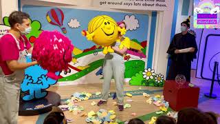 Meet and Greet Mr. Messy, Miss Sunshine at Times Square x Mr. Men Little Miss 50th anniversary