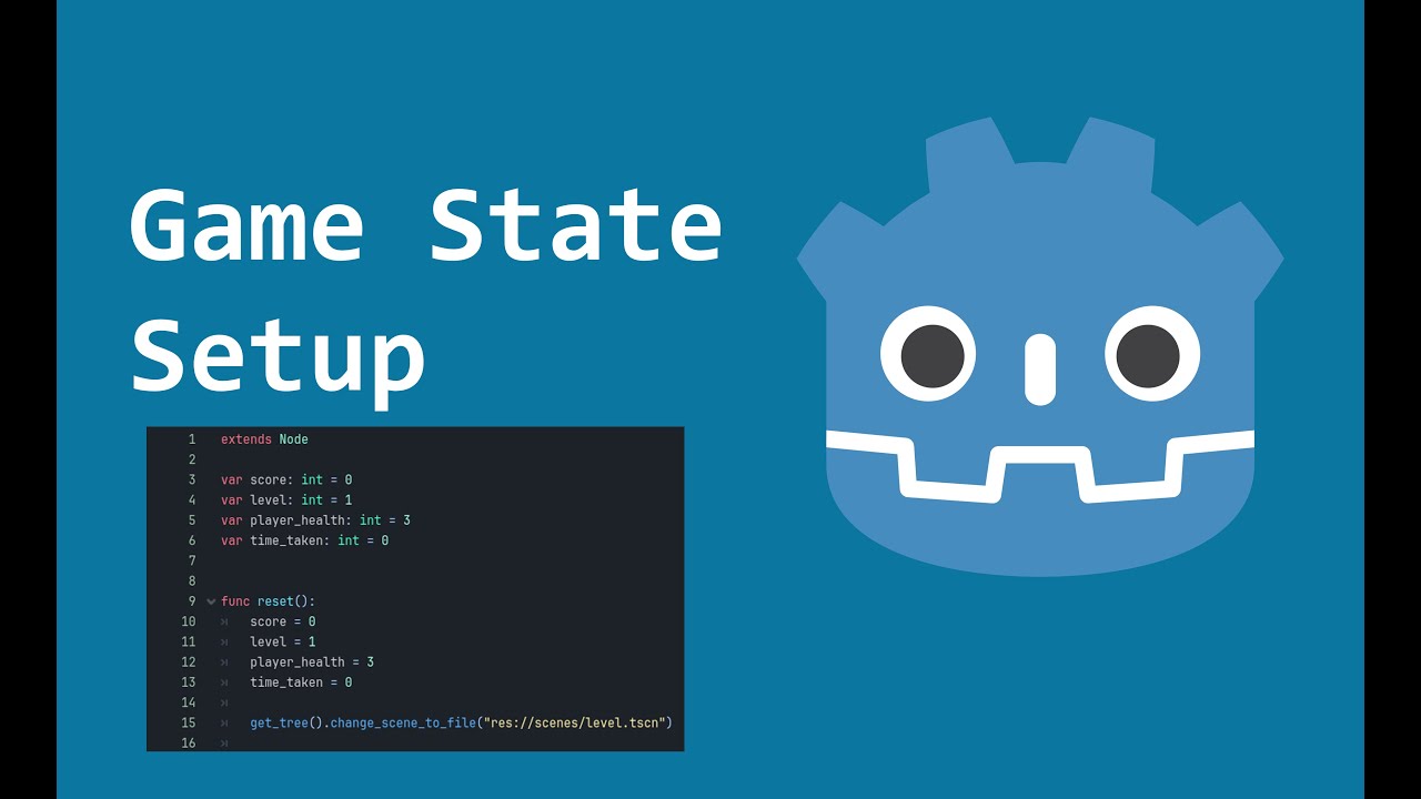 Godot Tutorial #15 - Game State Setup - YouTube