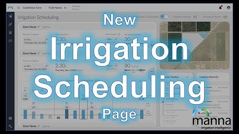 Irrigation Scheduling - Manna - New Version