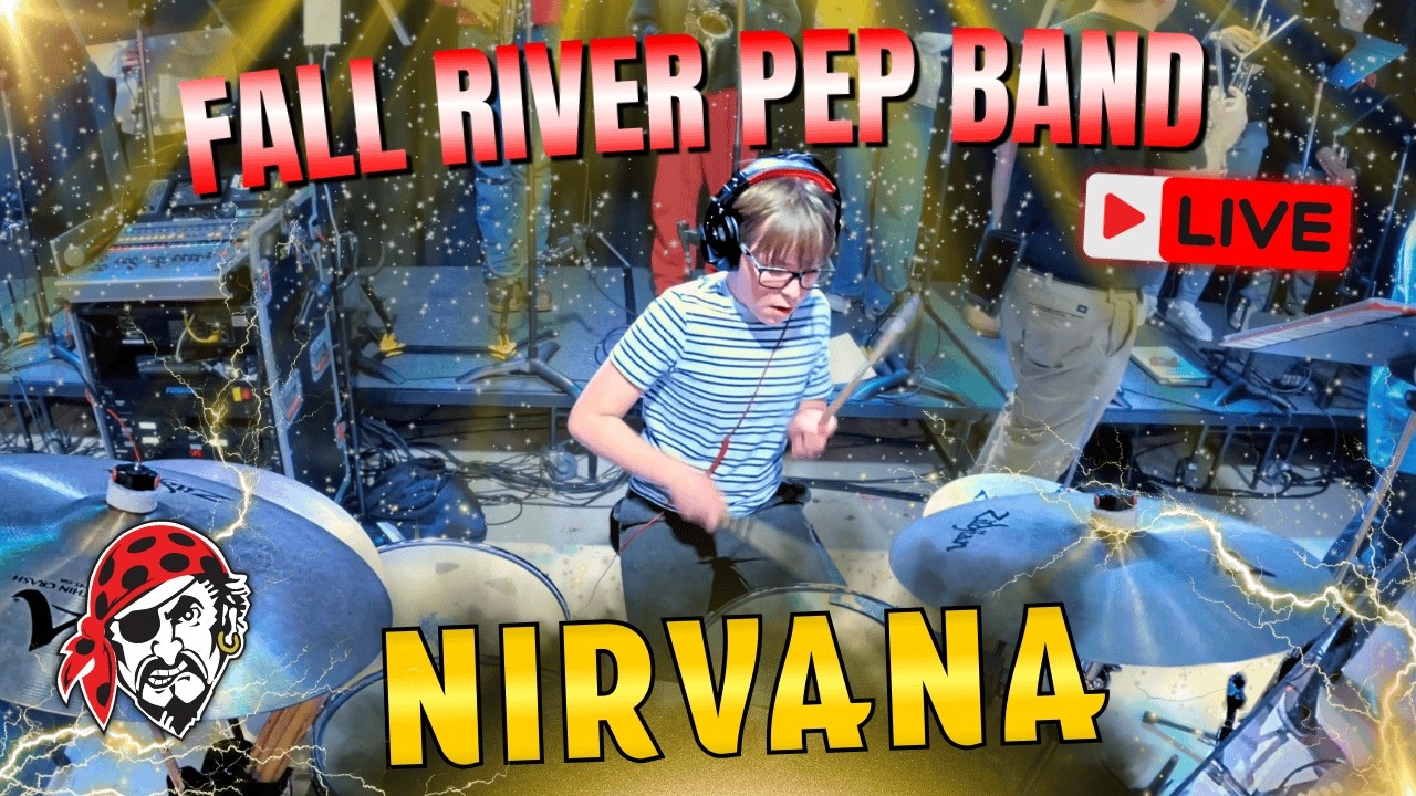 Falling Rivers Band Smells Like Teen Spirit | Fall River Pep Band - YouTube