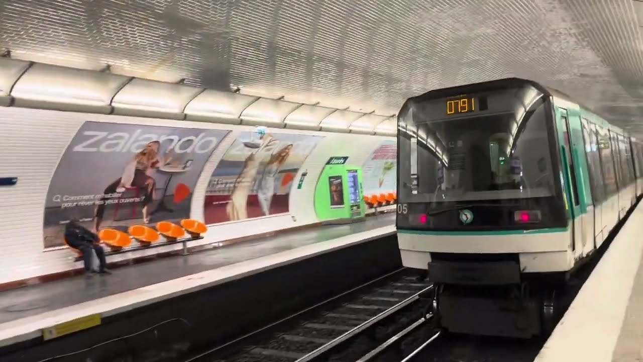 Les métros de Paris, avril 2025