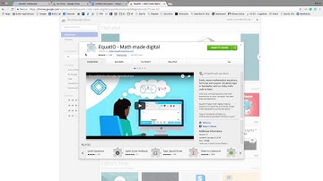 EquatIO Demo - Adding Equations & Graphs to Google Docs