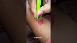 लव टट कस बनए How To Draw Love Tattoo Temporary Love Tattoo Design Tiktok Video