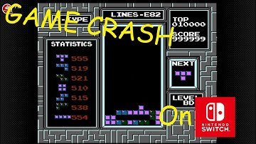 What happens when you get NES Tetris Game Crash on Nintendo Switch