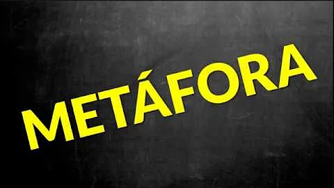 Qual das frases é um exemplo de metáfora?