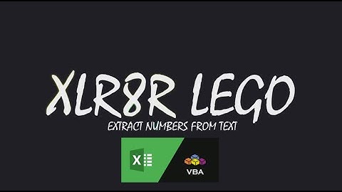 Excel Tutorial - VBA Extract Number From Text