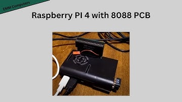 Raspberry PI 4 with 8088 PCB