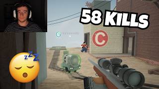 INSANE 58 Kill Match As Marksman TC2 Roblox (half asleep)