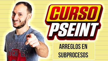ARREGLOS en SUBPROCESOS | CURSO PSEINT desde CERO #26