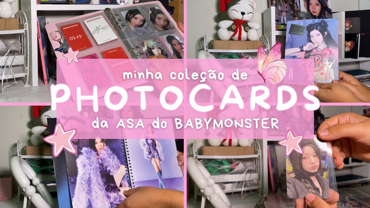 Minha coleção de photocards e álbuns da ASA do 